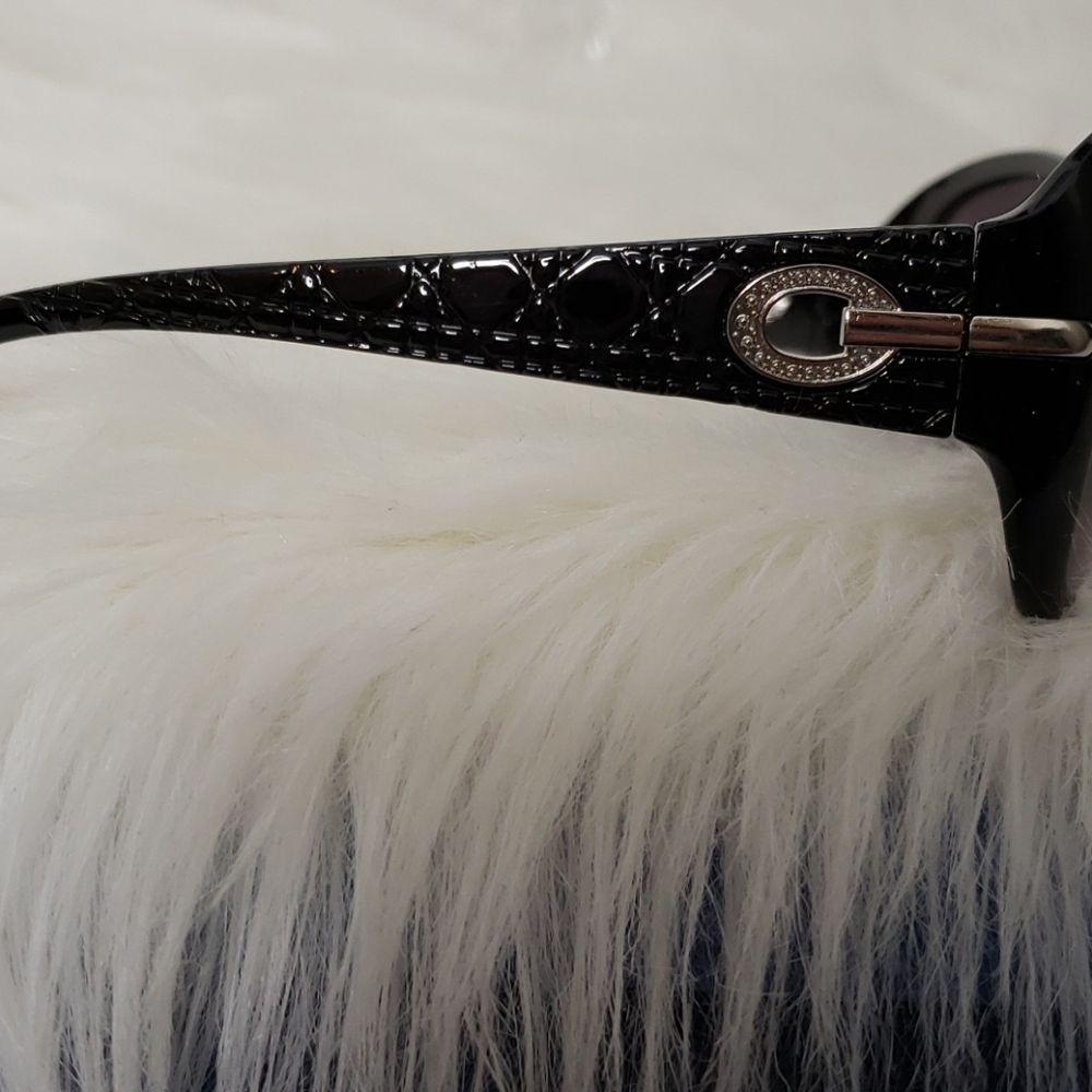 NWT Black Glitter UV Protection Sunglasses - Picture 8 of 14